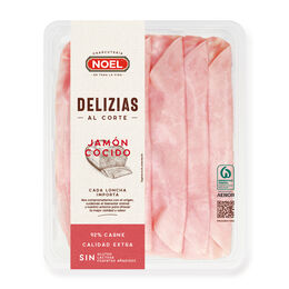Jamón cocido en lonchas calidad extra Delizias Noel 120g