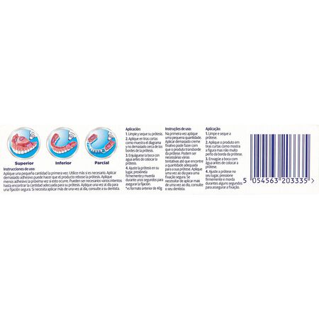 Crema fijadora Polident 44 gr Fuerte Menta