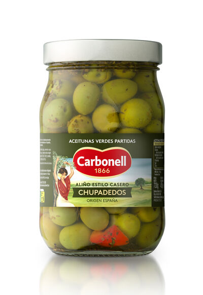 Aceituna con aliño casero Carbonell 450g