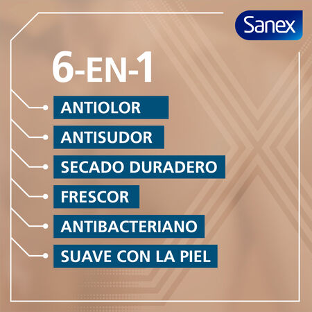 Desodorante roll-on para hombre Sanex Men Active Control 48h antitranspirante 50ml