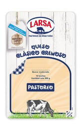 Queso de vaca de pastoreo certificada en lonchas Larsa 200g