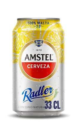 Cerveza con limón Amstel Radler lata 33cl