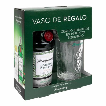 Ginebra Tanqueray 70cl + vaso