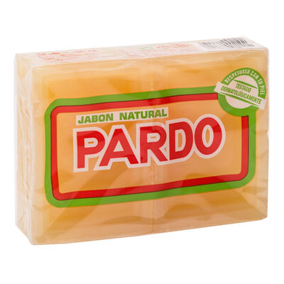 Jab&oacute;n natural Pardo 2 uds 150g
