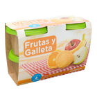 Preparado fruta beb&eacute; Alipende galleta desde 6meses pack 4