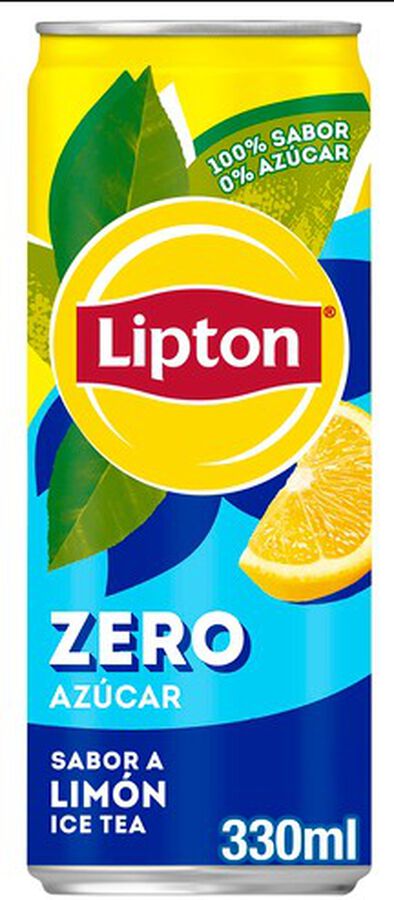 Refresco de té limón zero Lipton. 33cl