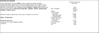 Estrellas de hojaldre Jes&uacute;s 300g