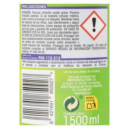Amoniaco Lanta 1,5l con detergente