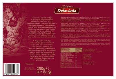 Marquesas sin az&uacute;car Delaviuda 250g