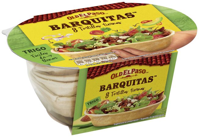 Barquitas mejicanas Old El Paso 8 uds