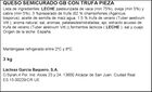 Lote: 250gr queso mezcal semi + 250gr queso mezcla semi trufa