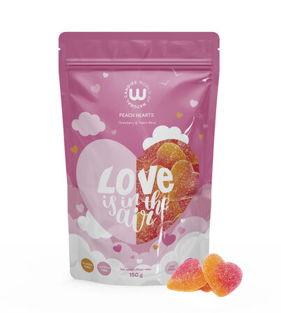 Golosina de goma corazones Wonkandy 150g