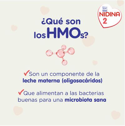Leche continuaci&oacute;n en polvo Nidina 2 Nestl&eacute; desde 6meses 800g