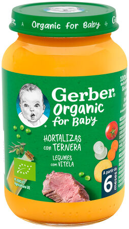Tarro Gerber hortalizas ternera 190g