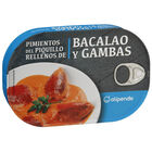 Pimientos del piquillo bacalao y gambas Alipende 260g