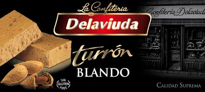 Turr&oacute;n blando Delaviuda 250gr
