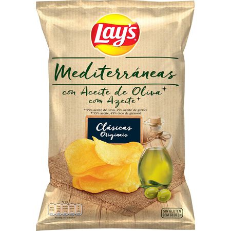 Patatas fritas con aceite de oliva Lays 150g