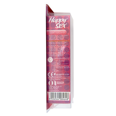 Preservativos Happy Sex 12 uds estimulante
