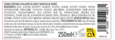 Crema corporal Bodyplus 250ml con aceite de oliva