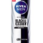 Desodorante en spray Nivea men 200ml invisible ropa blanca y negra