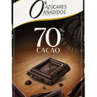 Chocolate negro 70% cacao sin az&uacute;car a&ntilde;adido Valor 100g