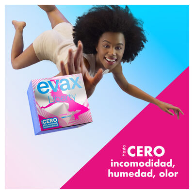 Compresas con alas liberty Evax 10 uds super