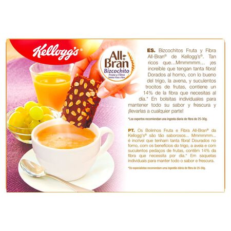 Bizcochitos All-Bran kellog's 240g fruta y fibra