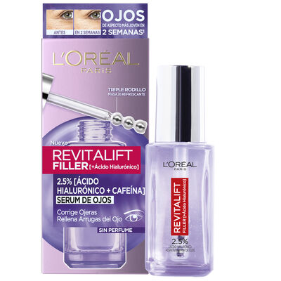 Sérum Ojos Revitalift Filler 2,5 Ácido Hialurónico + Cafeína