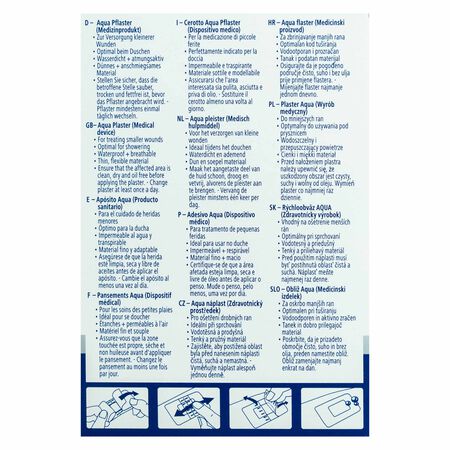 Tiras Cosmoplast impermeables