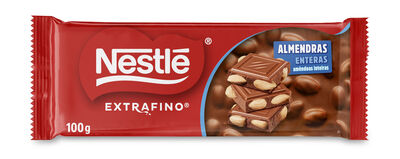 Chocolate con leche extrafino relleno con almendras Nestlé 100g