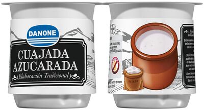 Cuajada Danone pack 2 natural azucarado