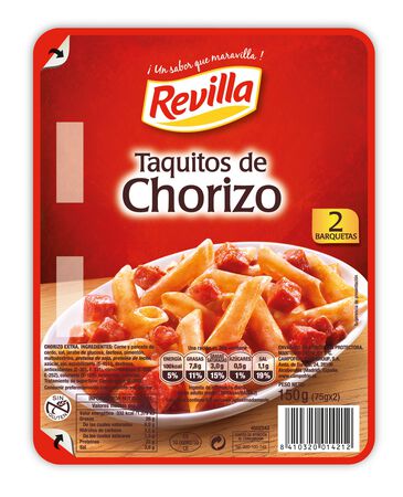 Taquitos de chorizo Revilla pack 2 de 75g