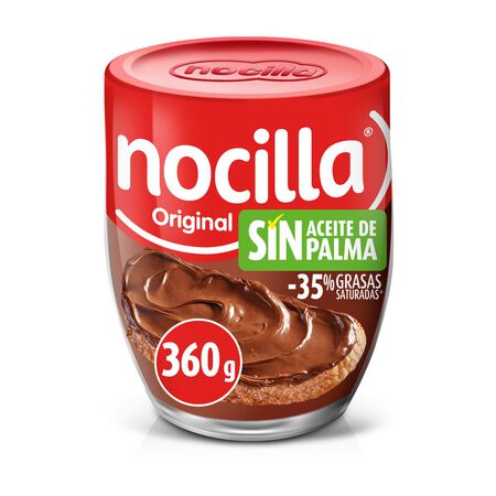 Crema de cacao y avellanas Nocilla 360g original