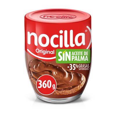 Crema de cacao y avellanas Nocilla 360g original