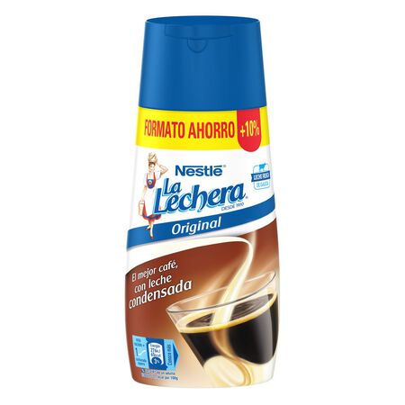 Leche condensada La Lechera 450g sirve fácil