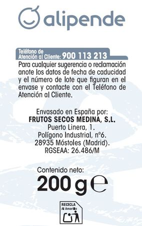 Pipa pelada frita Alipende 200g