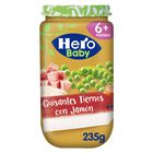 Tarro Hero baby guisantes jamón desde 6meses 235g