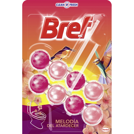 Limpiador WC colgador Bref 2 unidades Melodia del atardecer