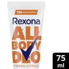 Desodorante en crema corporal Rexona 75 ml Fresh Citrus