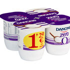Yogur zero Danone pack 4 natural