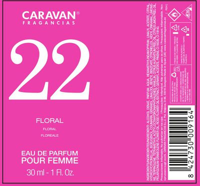 Eau de toilette Caravan mujer 30ml n&ordm;22