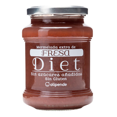 Mermelada diet fresa sin azúcar añadido Alipende 350g