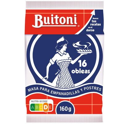 Masa oblea para empanadillas y postres Buitoni 16 obleas