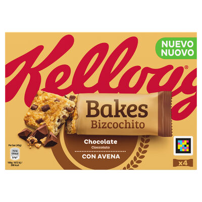 Bizcochito chocolate con avena All-bran Kelloggs 180g