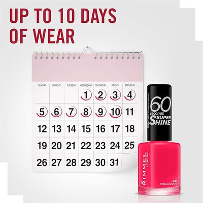 Pintau&ntilde;as Rimmel Super Shine 60 seconds 430