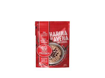 Harina de avena Área Proteica 900g chocolate