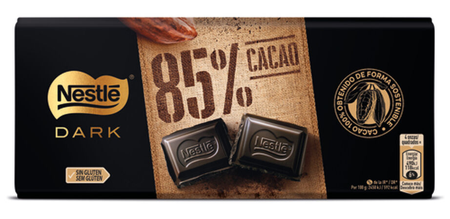 Chocolate negro Nestlé 120g 85% de cacao