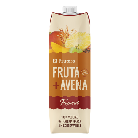 Zumo tropical con avena El Frutero 1l