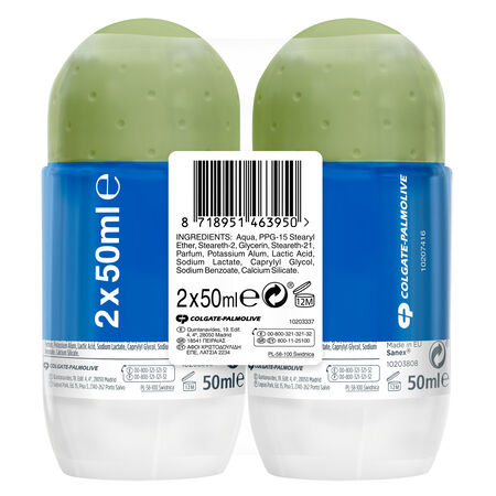 Desodorante roll-on Sanex pack 2 50ml nature protect