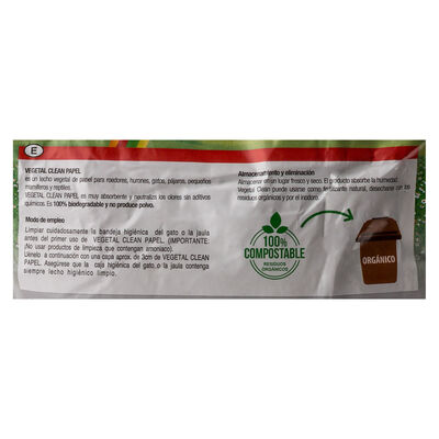 Lecho vegetal Clean papel 10l
